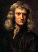Sir Godfrey Kneller Isaac Newton oil painting on canvas